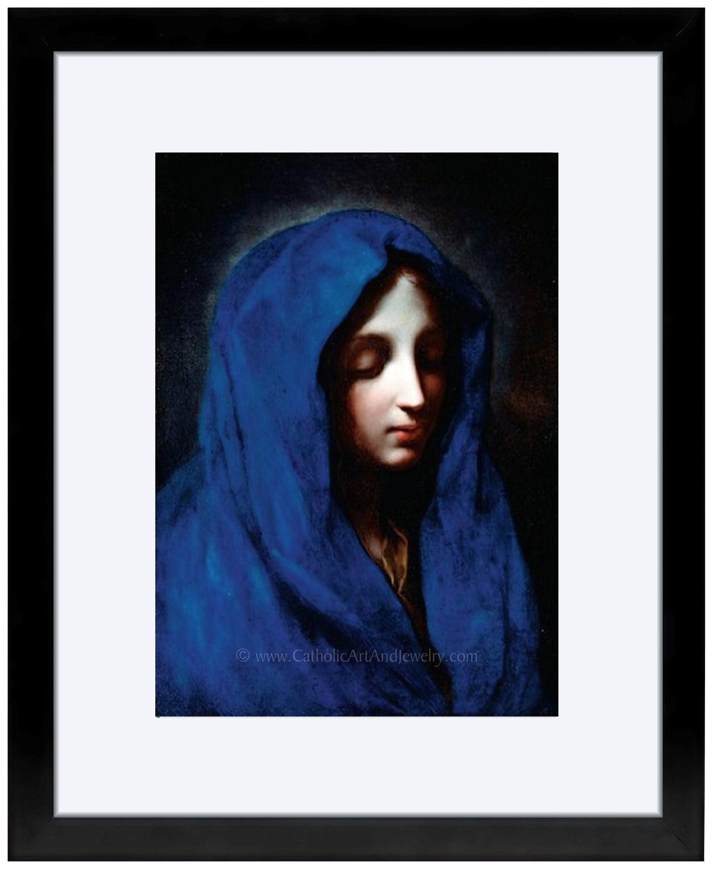 Blue Madonna– 4 sizes – Carlo Dolci – Catholic Art Print – Archival Quality
