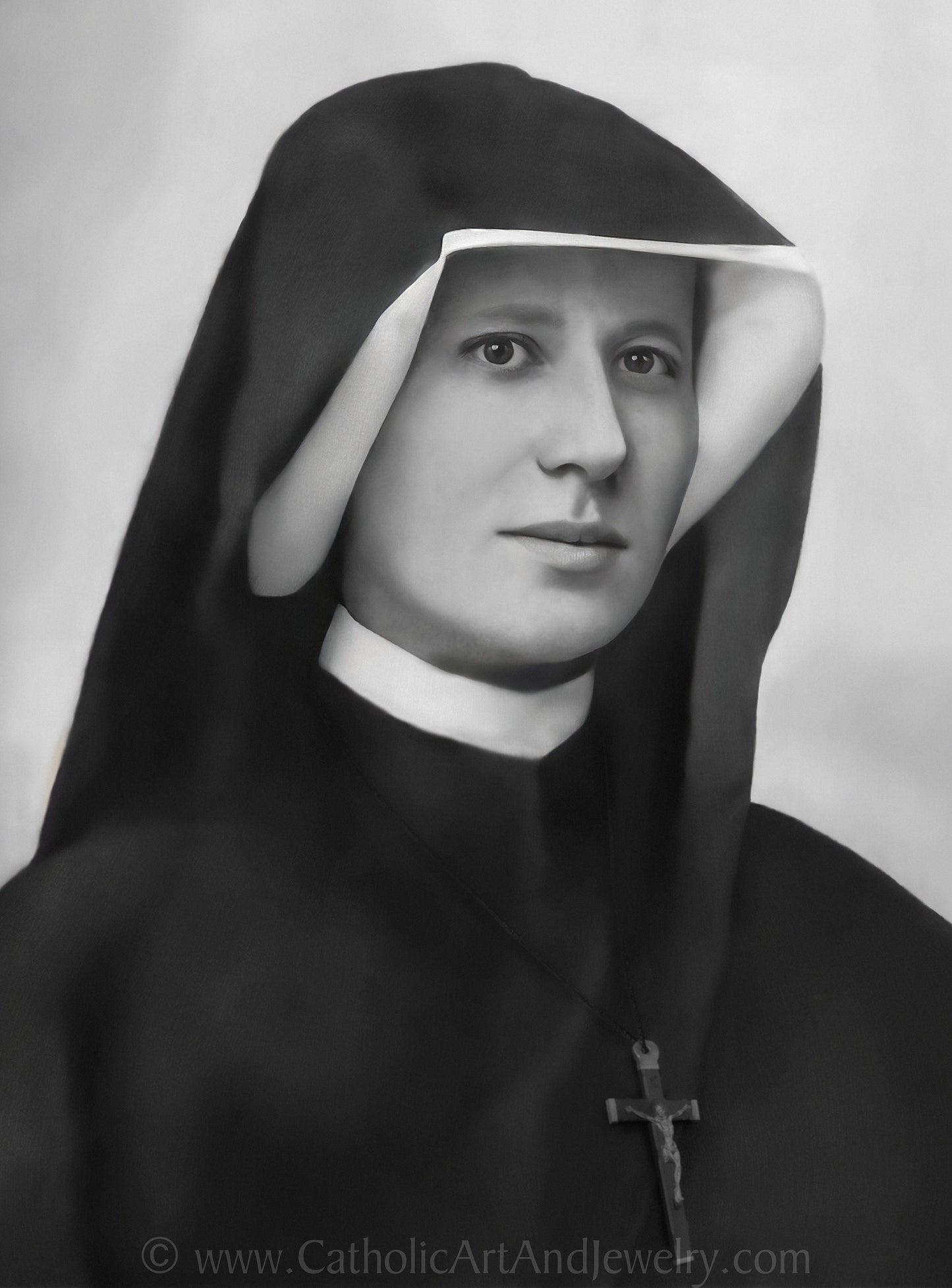 St. Faustina Younger – Exclusive Photo – Catholic Art Print – Archival Quality – Catholic Gift – Polish Saint – Divine Mercy – Devotion