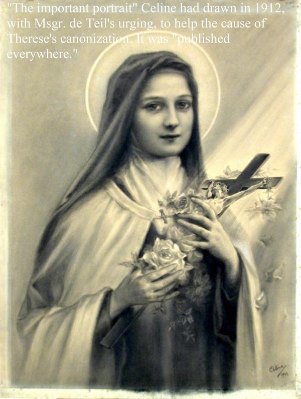 St Therese of Lisieux by Her Sister, Celine Martin – Catholic Art Prin ...