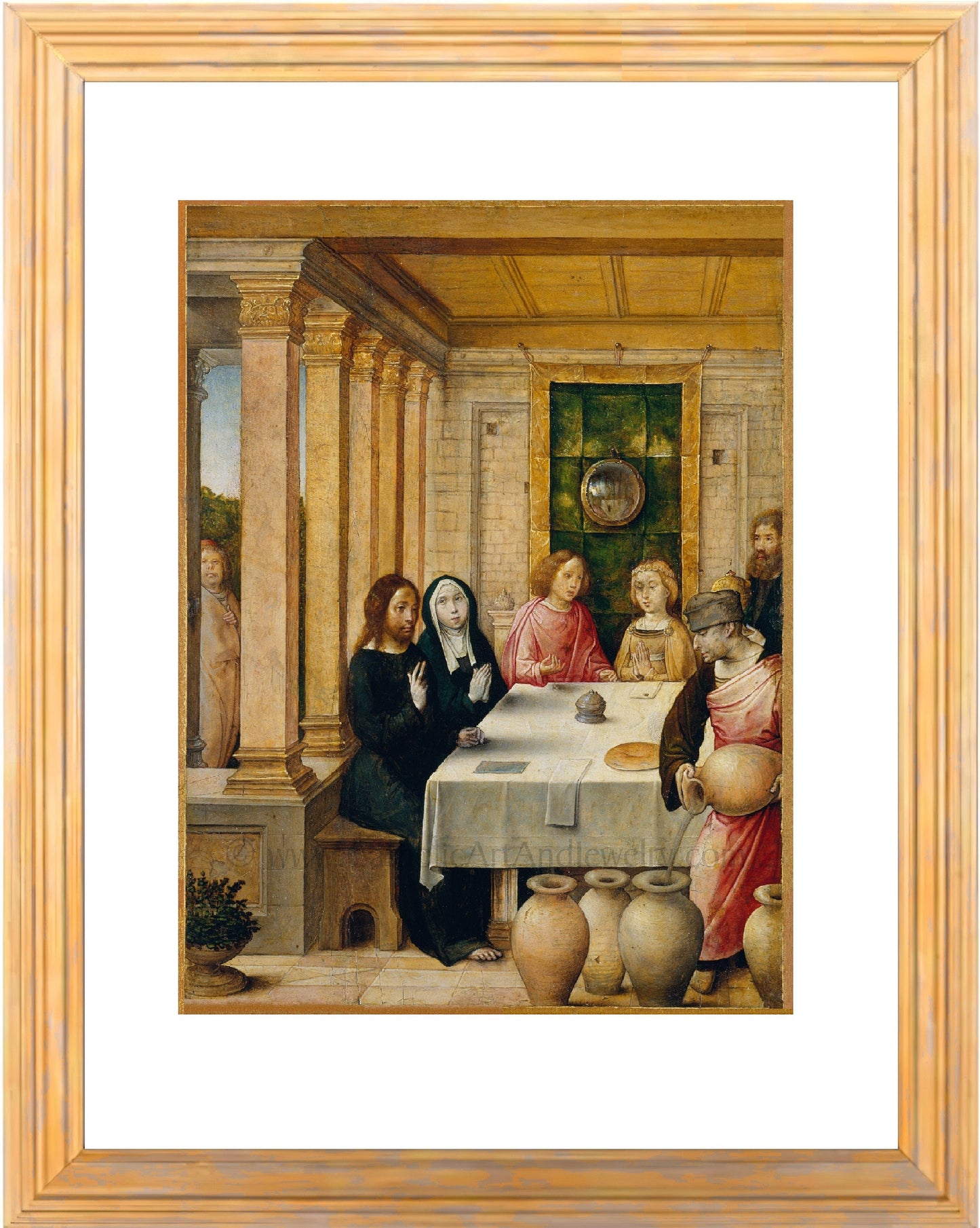 Wedding at Cana – 3 Sizes – Wedding Gift/Anniversary Gift –by Juan de Flandes – Catholic Art Print – Archival Quality