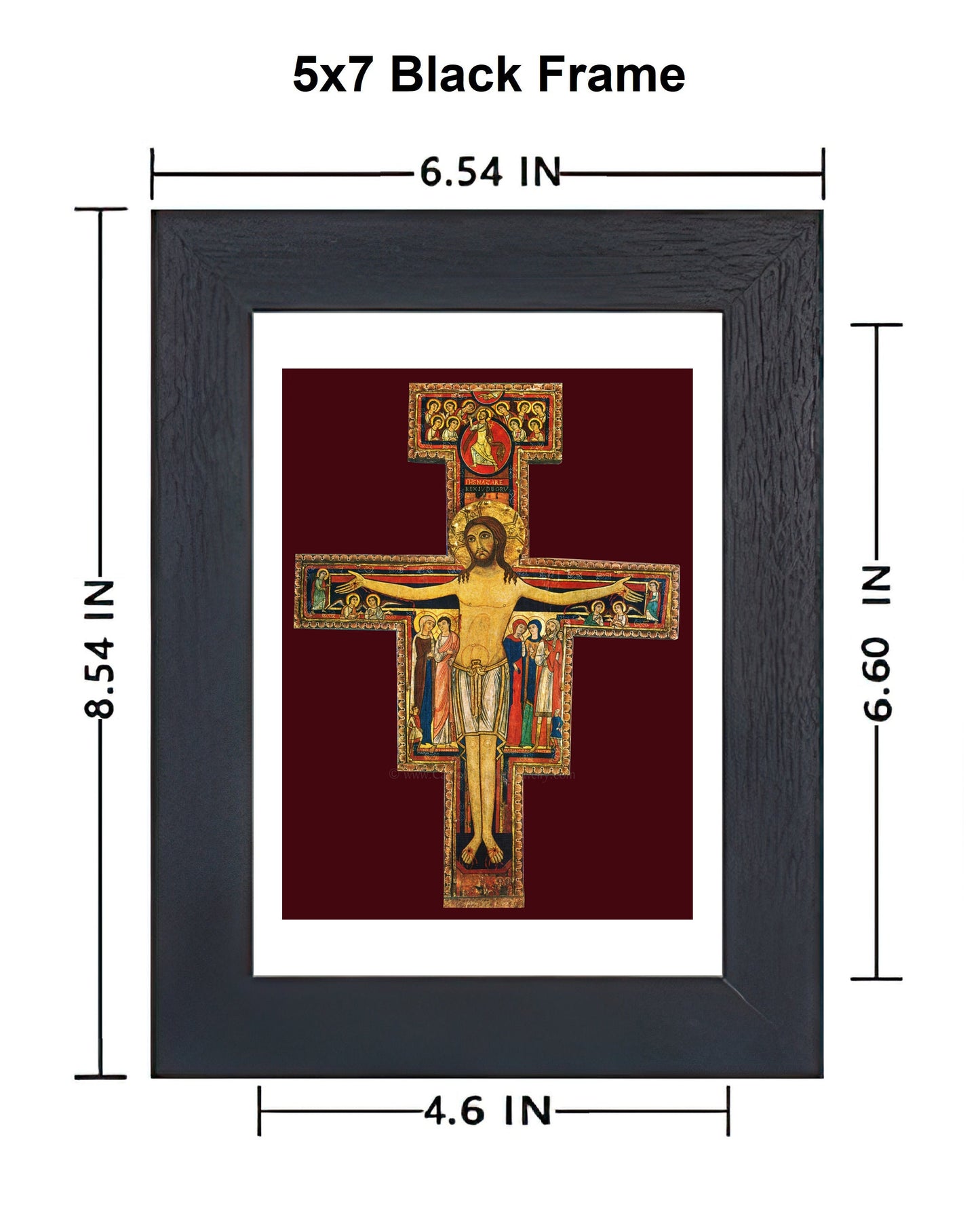 San Damiano Cross – Franciscan Cross – Crucifixion – 4 sizes – Catholic Gift