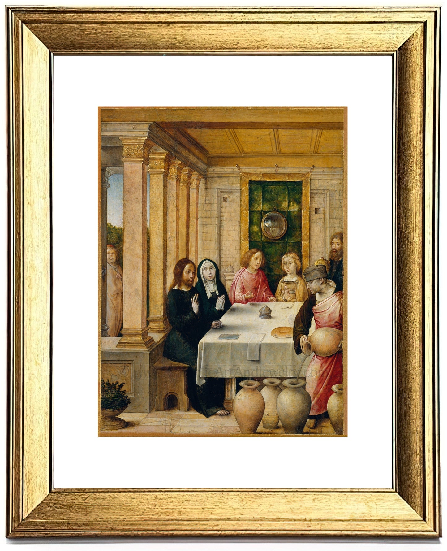 Wedding at Cana – 3 Sizes – Wedding Gift/Anniversary Gift –by Juan de Flandes – Catholic Art Print – Archival Quality
