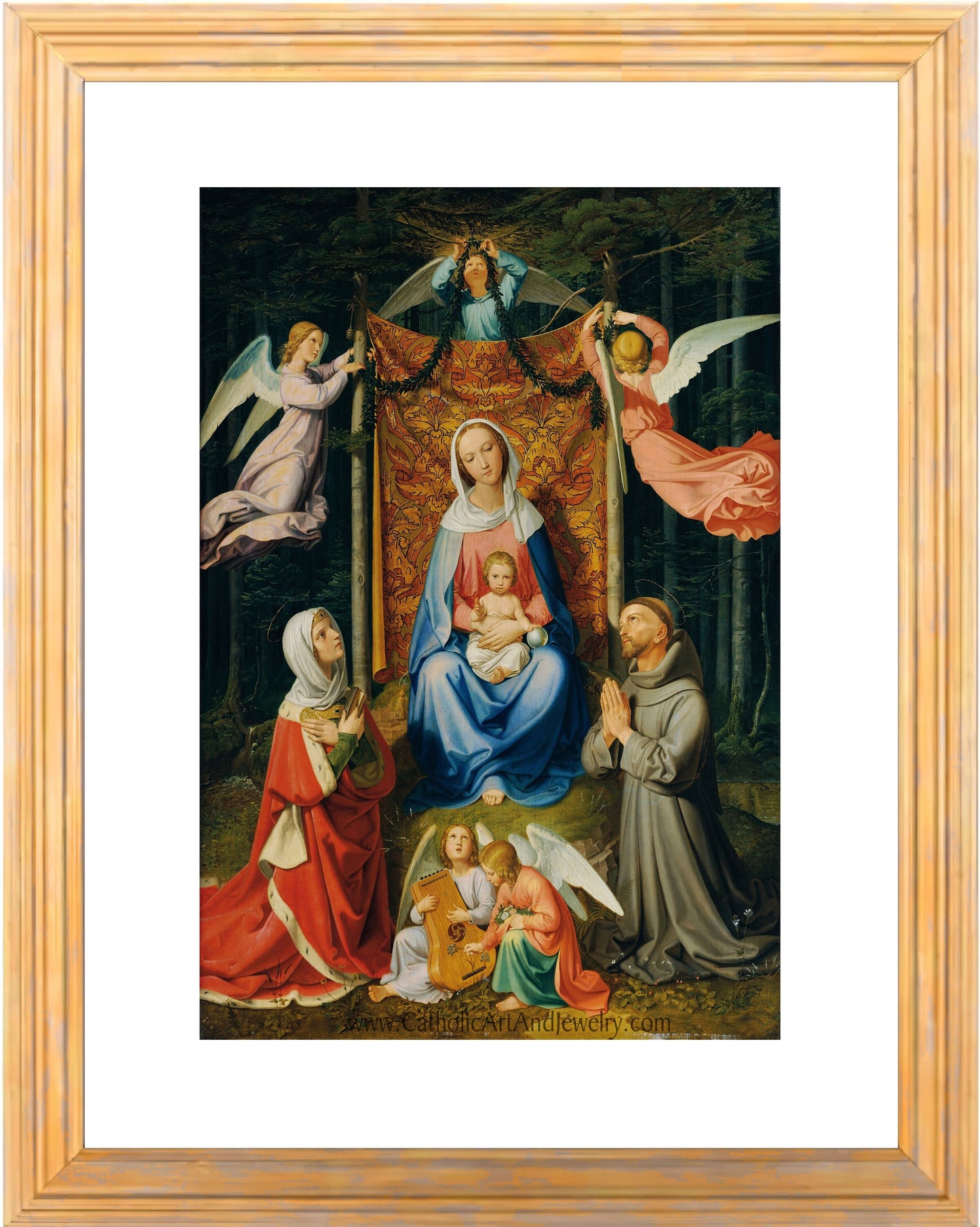 Madonna with Child – Waldesruh – Joseph von Führich – Catholic Art Print – Archival Quality – Catholic Gift