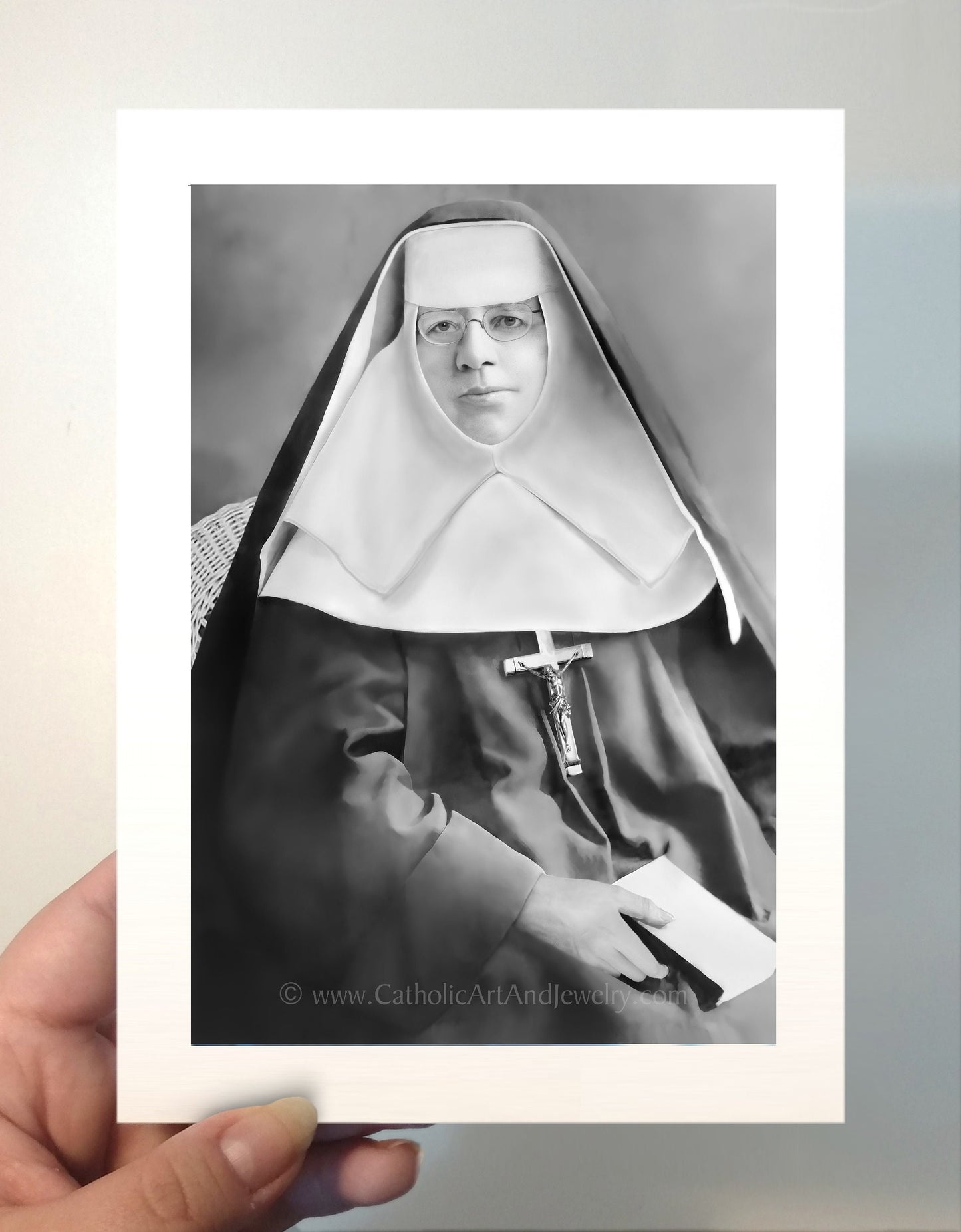 St. Katherine Drexel – Exclusive Photo Restoration – 4 Sizes – Catholic Art – Catholic Gift