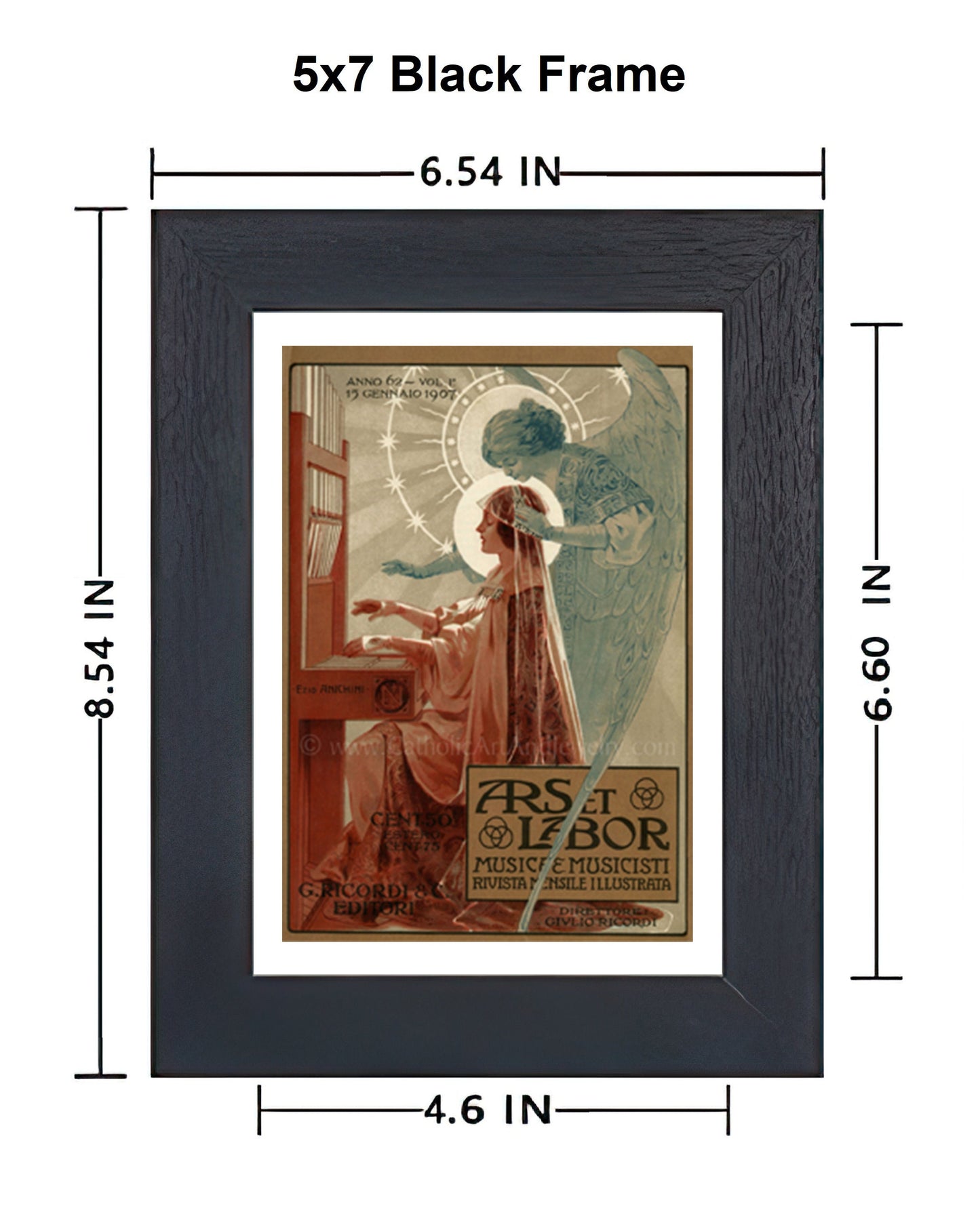 St. Cecilia – 3 sizes – by Ezio Anichini – Saints Mentioned in Mass – Confirmation Gift
