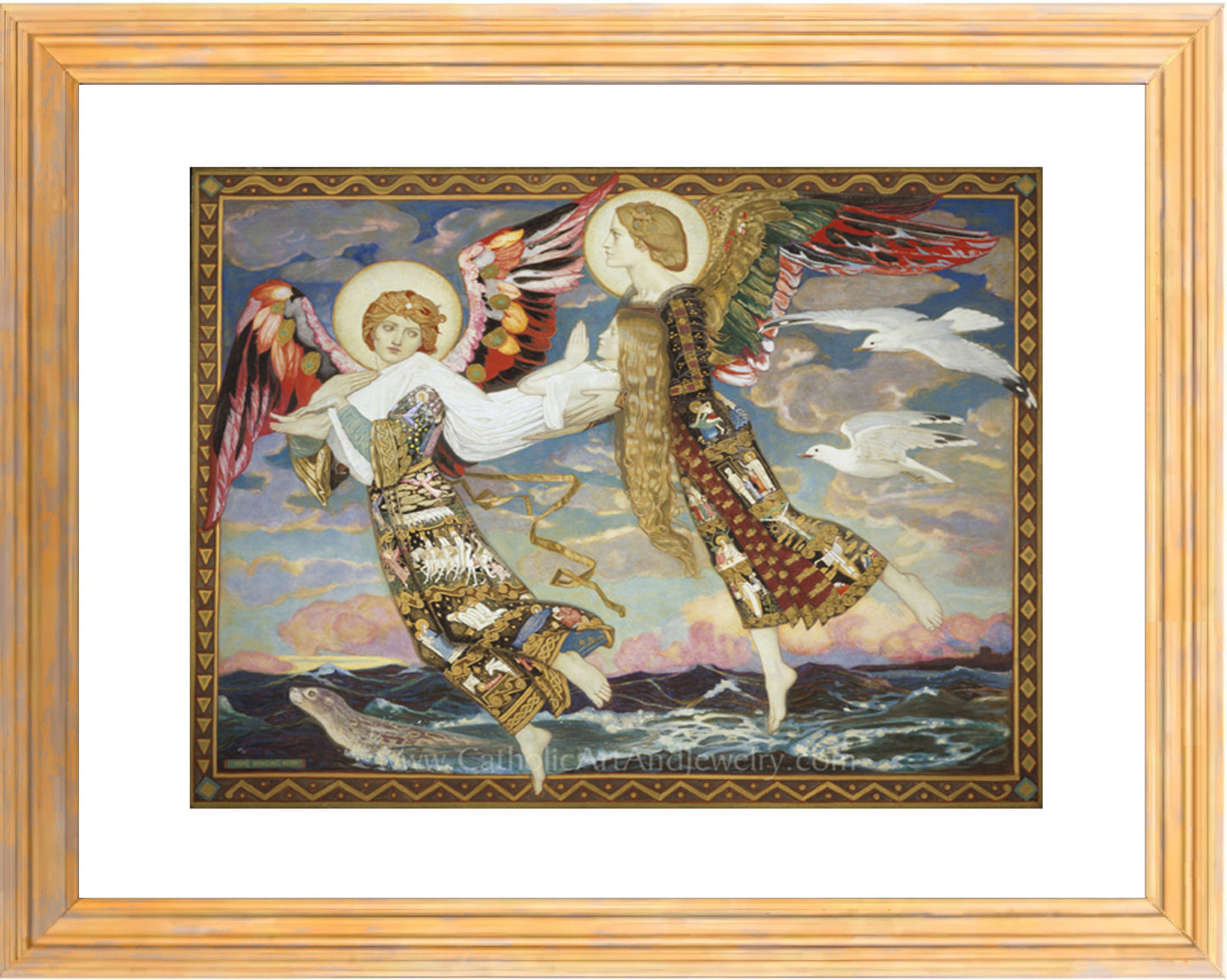 St. Bride (St. Brigid) – by John Duncan – Catholic Art Print – Archival Quality