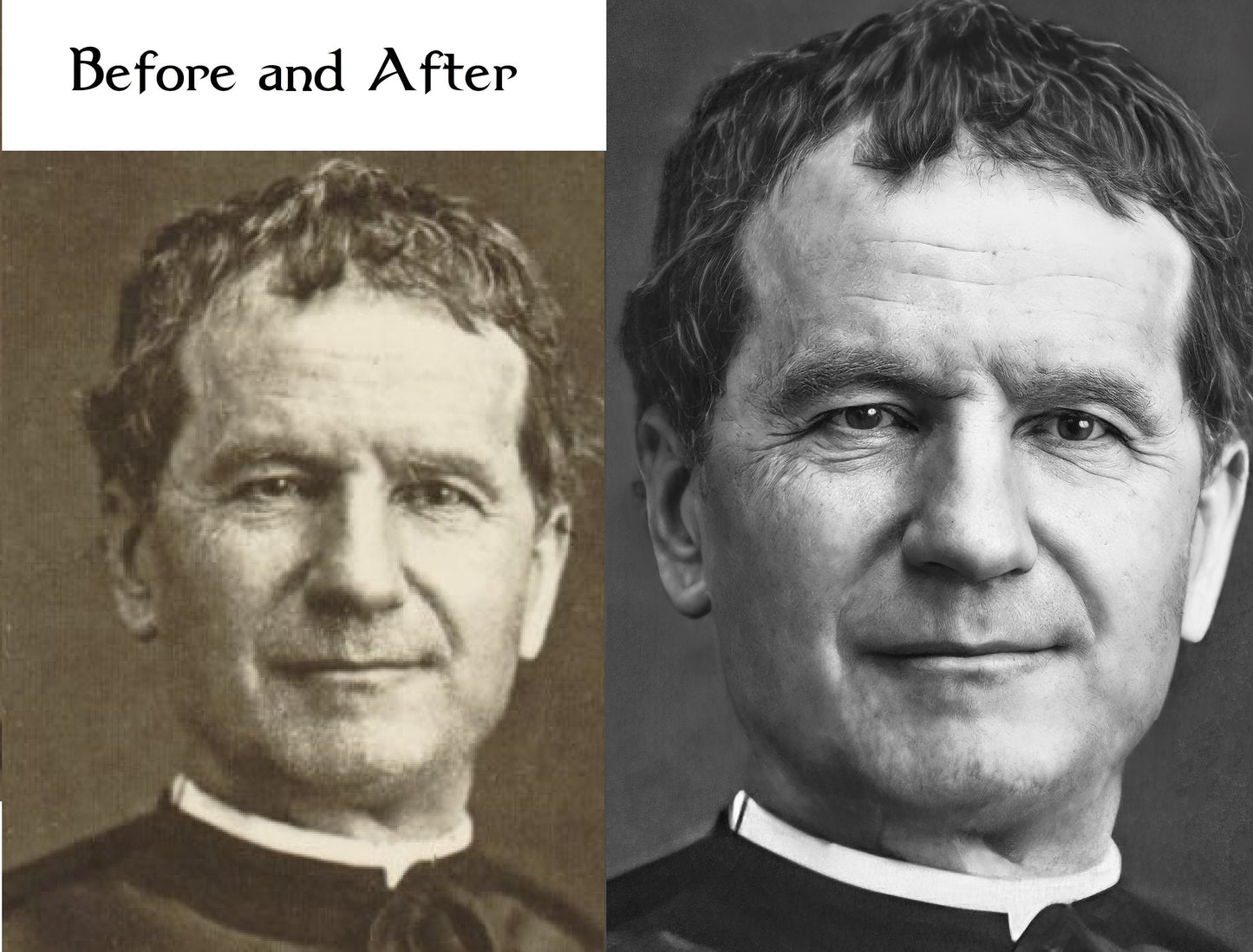 St. Don Bosco – (St. John Bosco) – Exclusive Restoration – 3 sizes – Catholic Art Print – Archival Quality