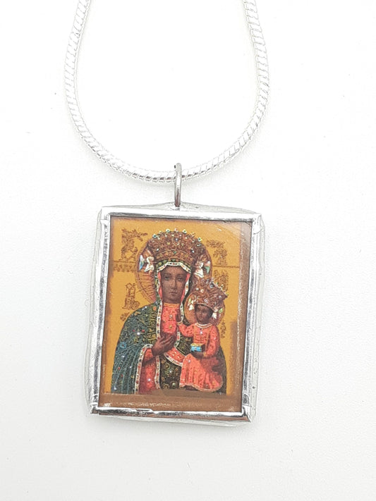 Our Lady of Czestokowa Polish Black Madonna Medal
