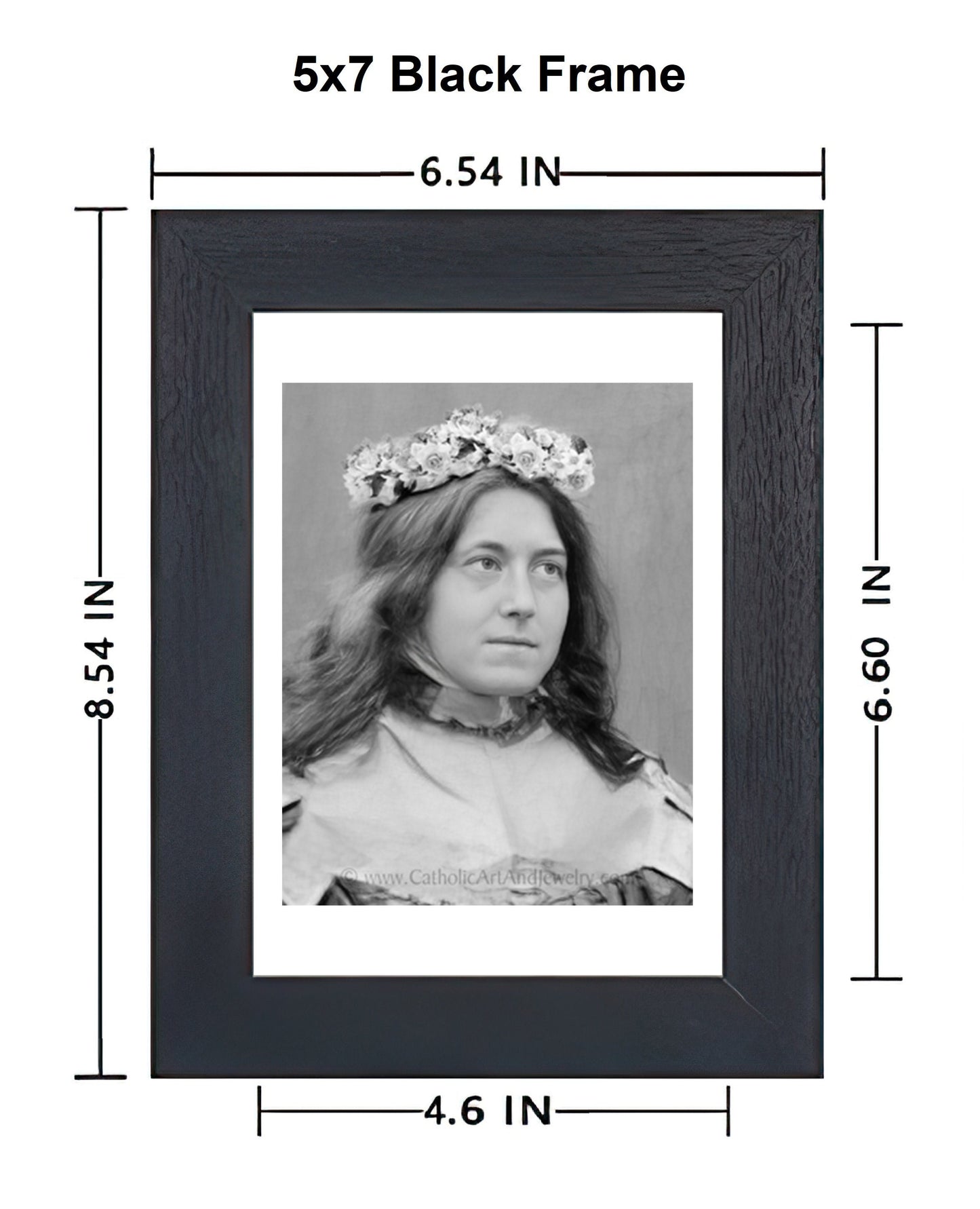 St. Therese – Crown of Roses – Exclusive Photo Restoration!