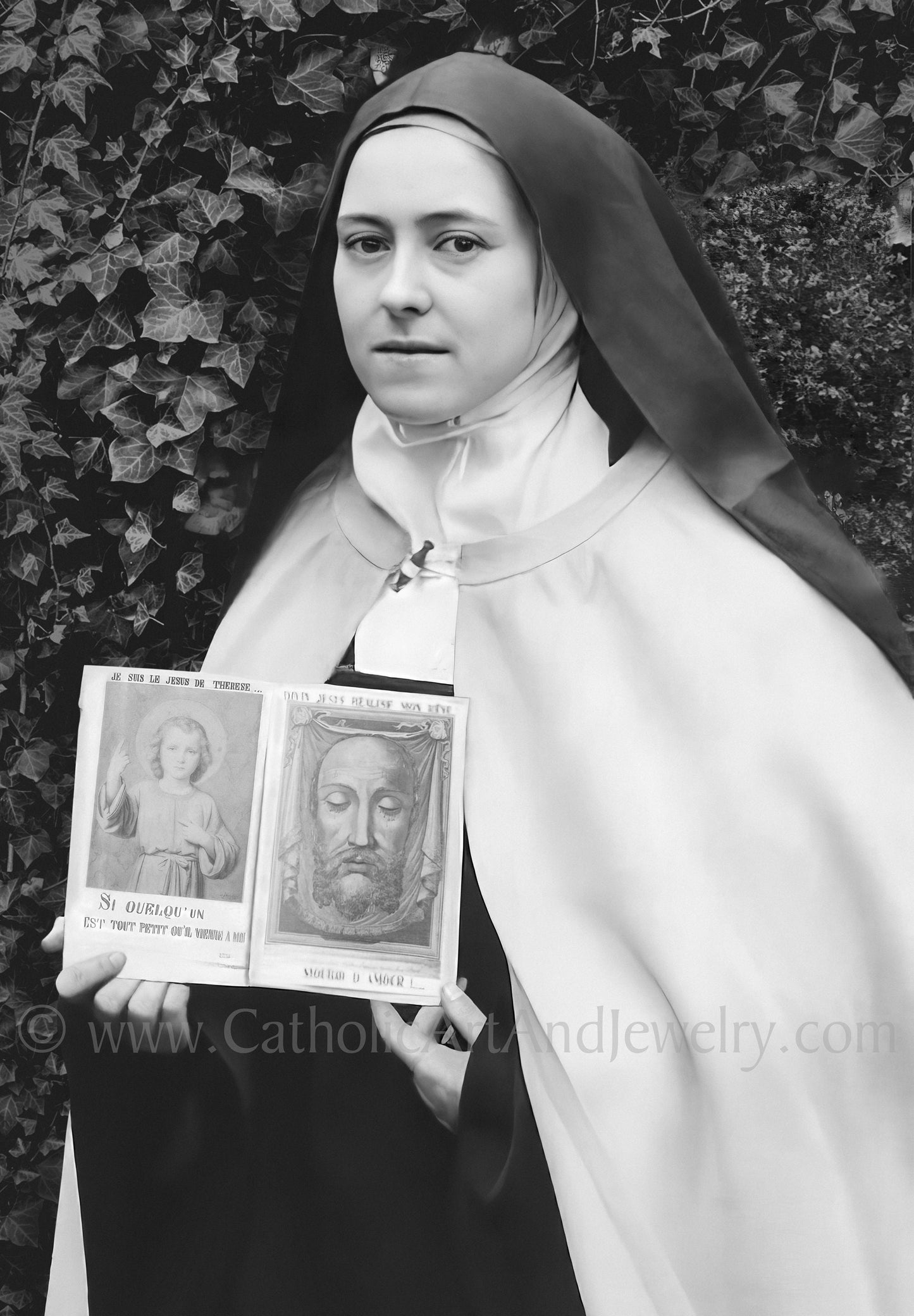 St. Therese of the Child Jesus and the Holy Face – Exclusive Photo Restoration!