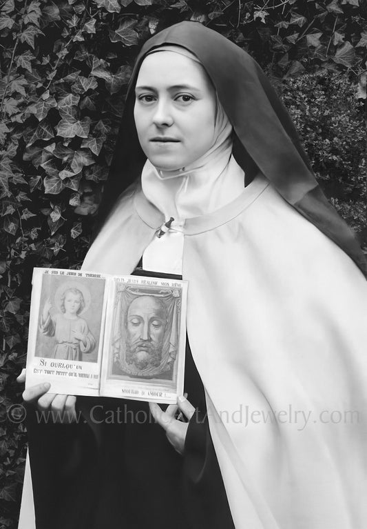 St. Therese of the Child Jesus and the Holy Face – Exclusive Photo Restoration!
