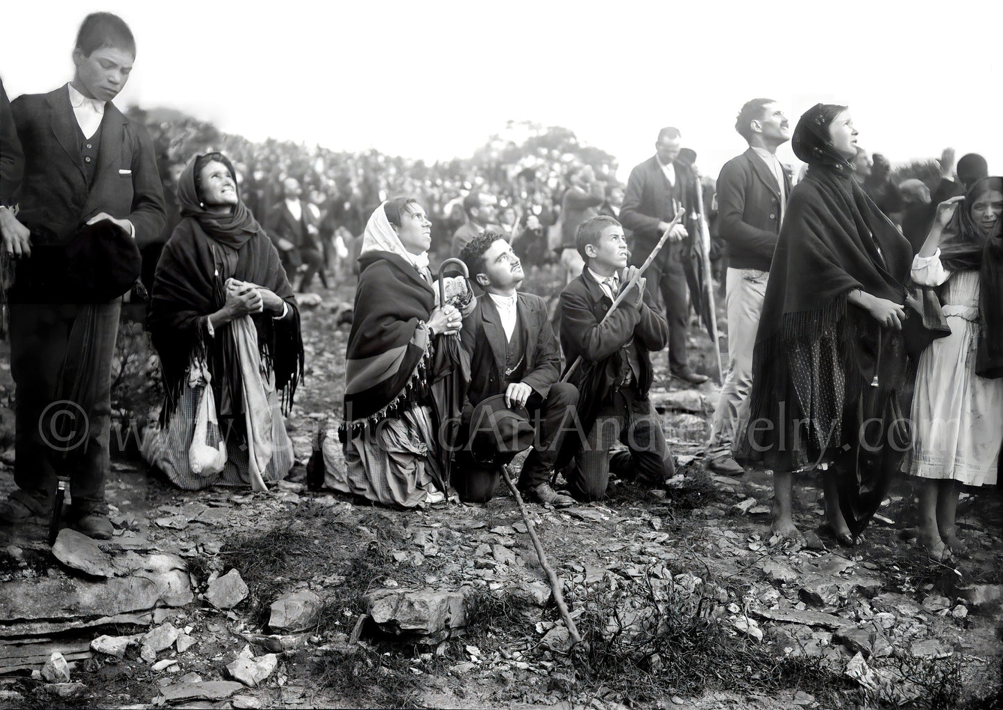 Fatima Miracle of the Sun – Exclusive Photo Restoration – Catholic Art Print – Catholic Gift