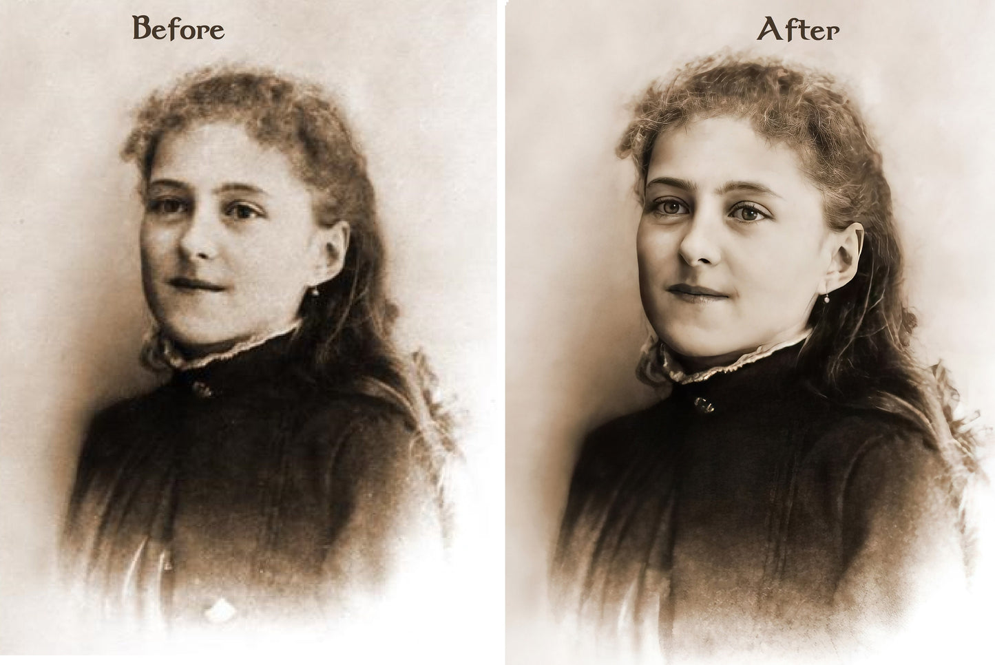 St. Therese – Exclusive Restoration! – Vivid Photo – 2 Sizes – "The Little Queen" – St. Therese of Lisieux – Saint Theresa