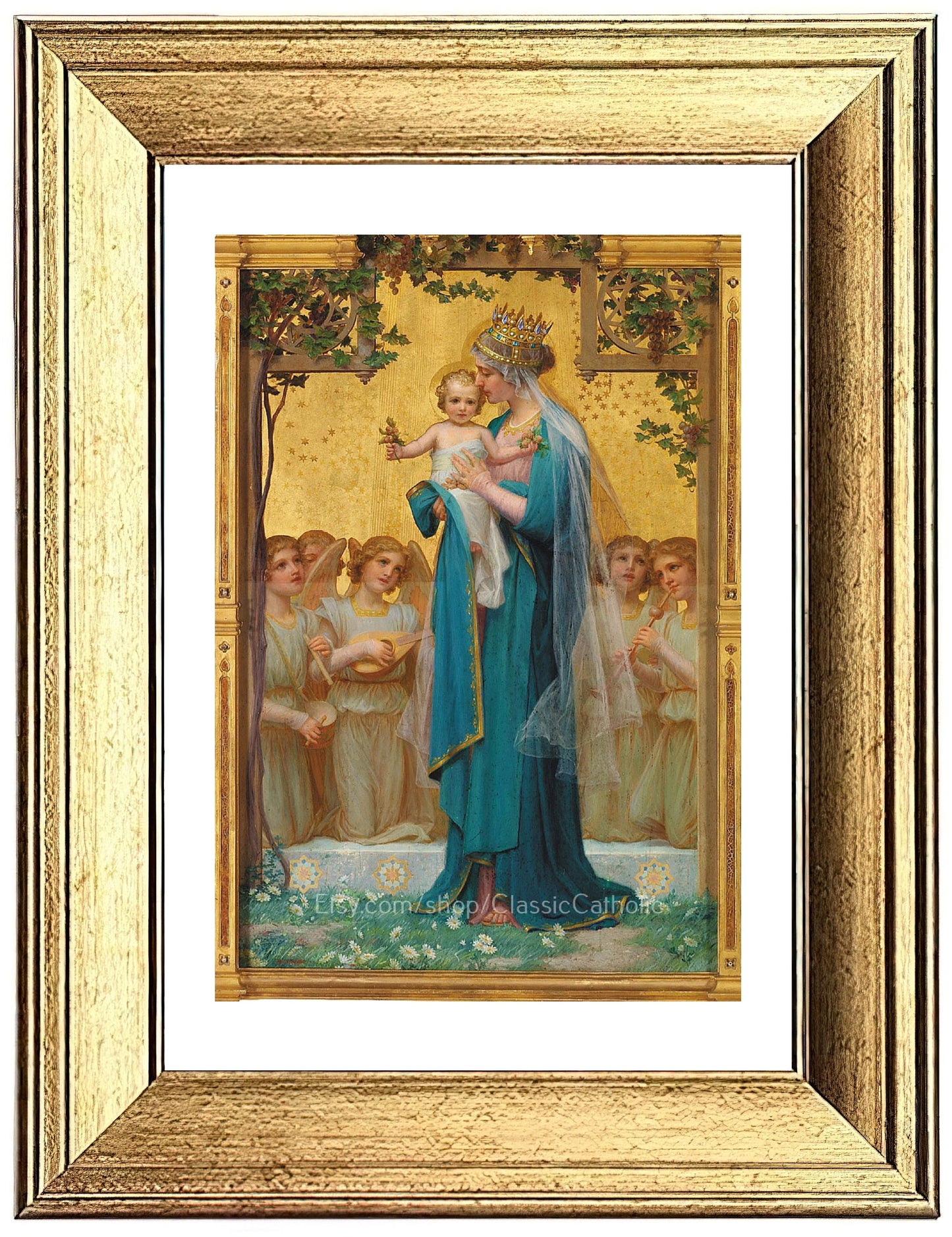 Madonna and Child Print by Enrique M. Vidal