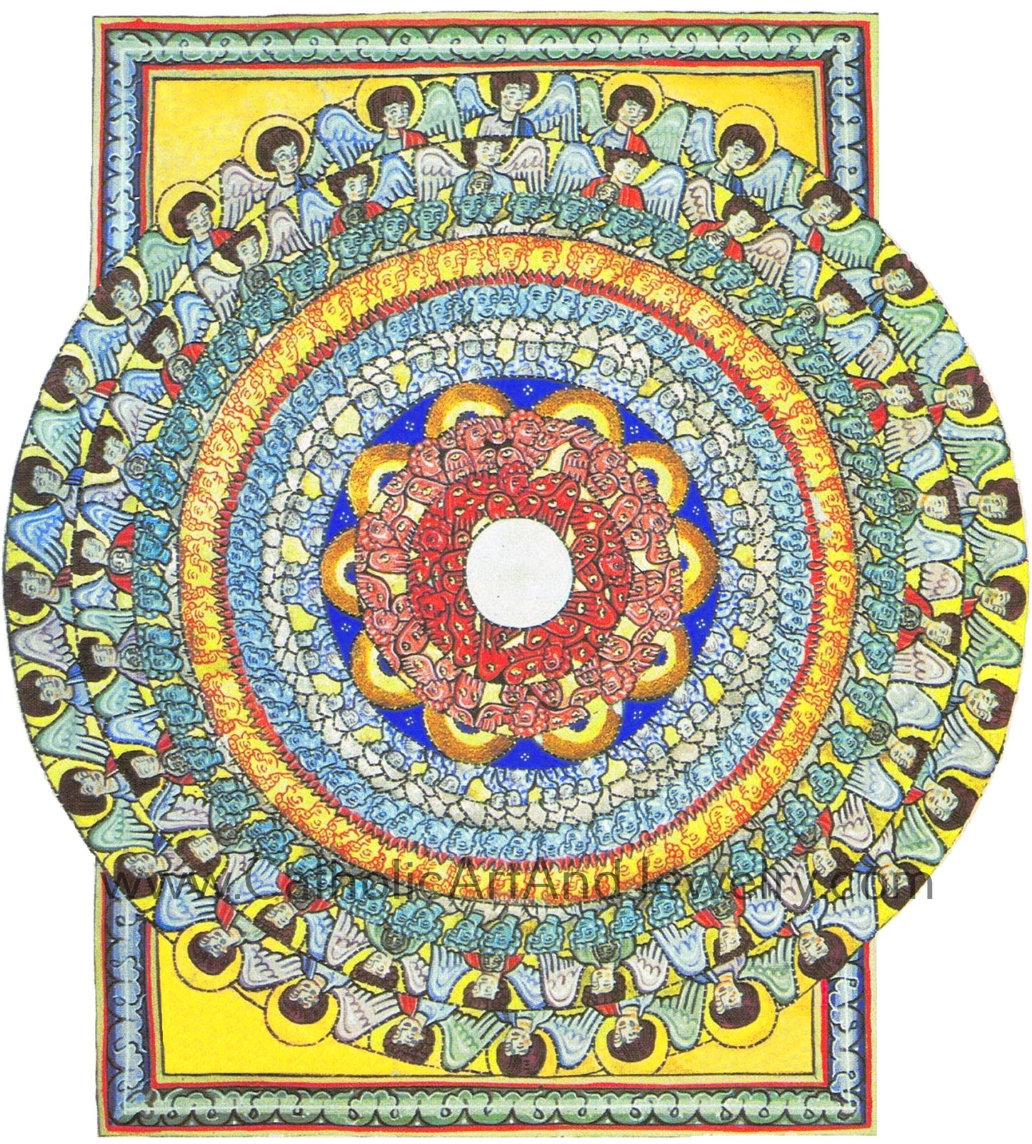 Hildegard Sticker! All Beings Celebrate Creation – Hildegard of Bingen – High Quality Vinyl – Wash Over and Over