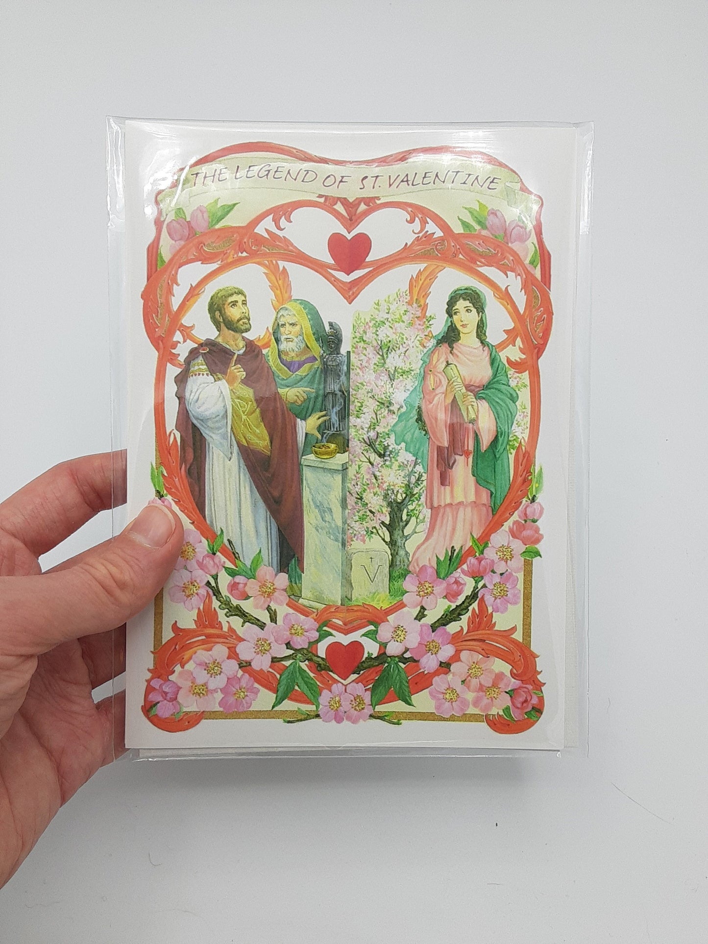 Saint Valentine's Legend – Based on Vintage Holy Card – Catholic Valentine Gift