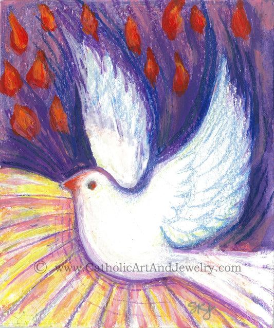 Holy Spirit Dove Art Print
