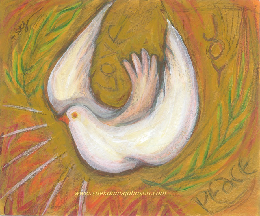 Spirit of Peace, Joy, and Love -- Dove Art Print
