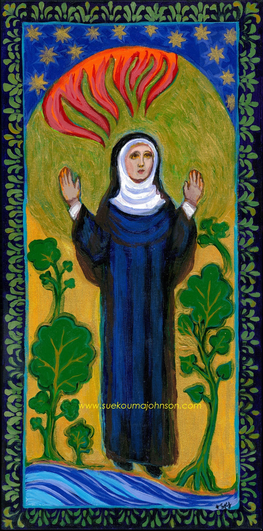 Hildegard von Bingen Art Print