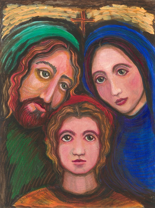 Holy Family Art Print