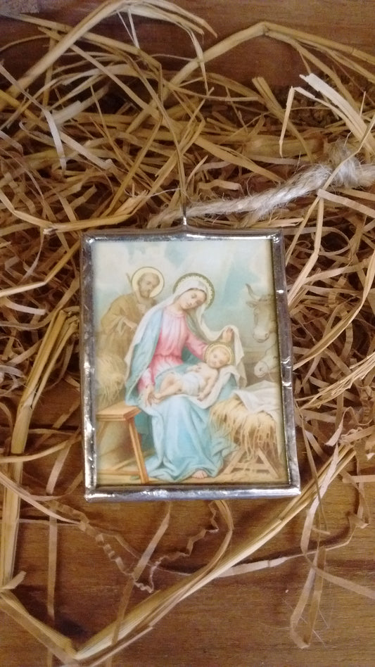 Victorian Nativity Christmas Ornament