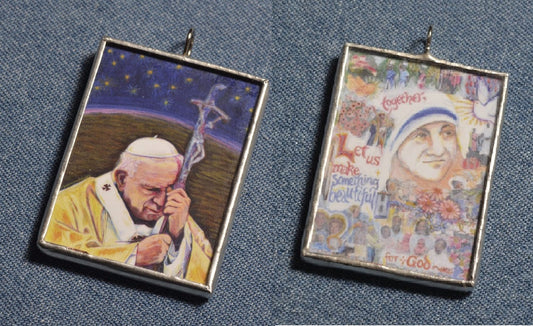 John Paul II and Mother Teresa Ornament