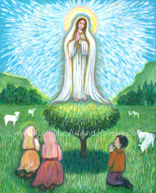 Our Lady of Fatima Art print