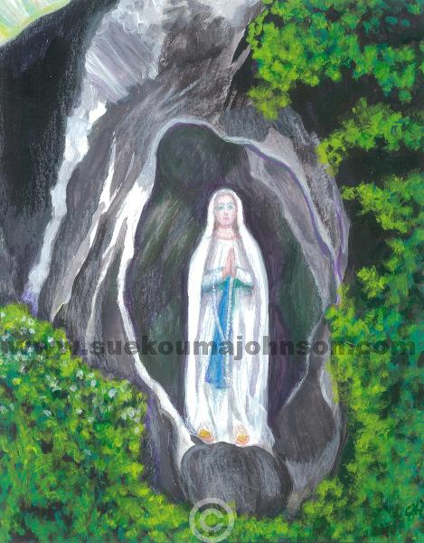 Our Lady of Lourdes Ornament