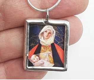 Madonna Pendant by Marie Stokes