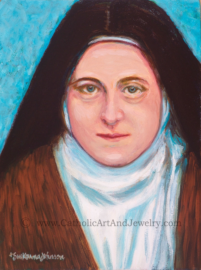 Therese in Blue Art Print