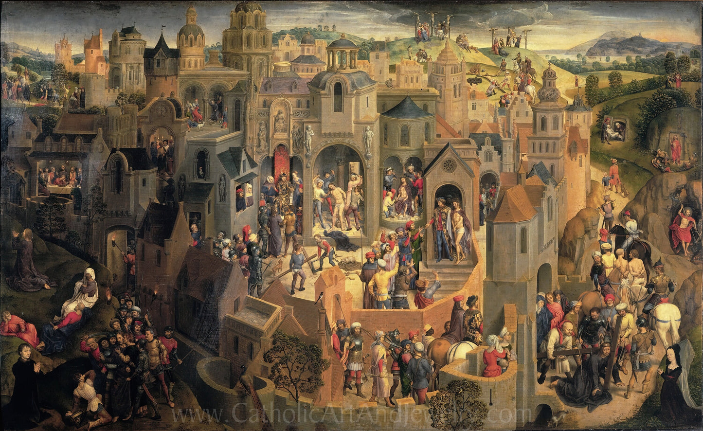 Scenes from the Passion of Christ – Hans Memling– 3 sizes – Catholic Art Print – Archival Quality