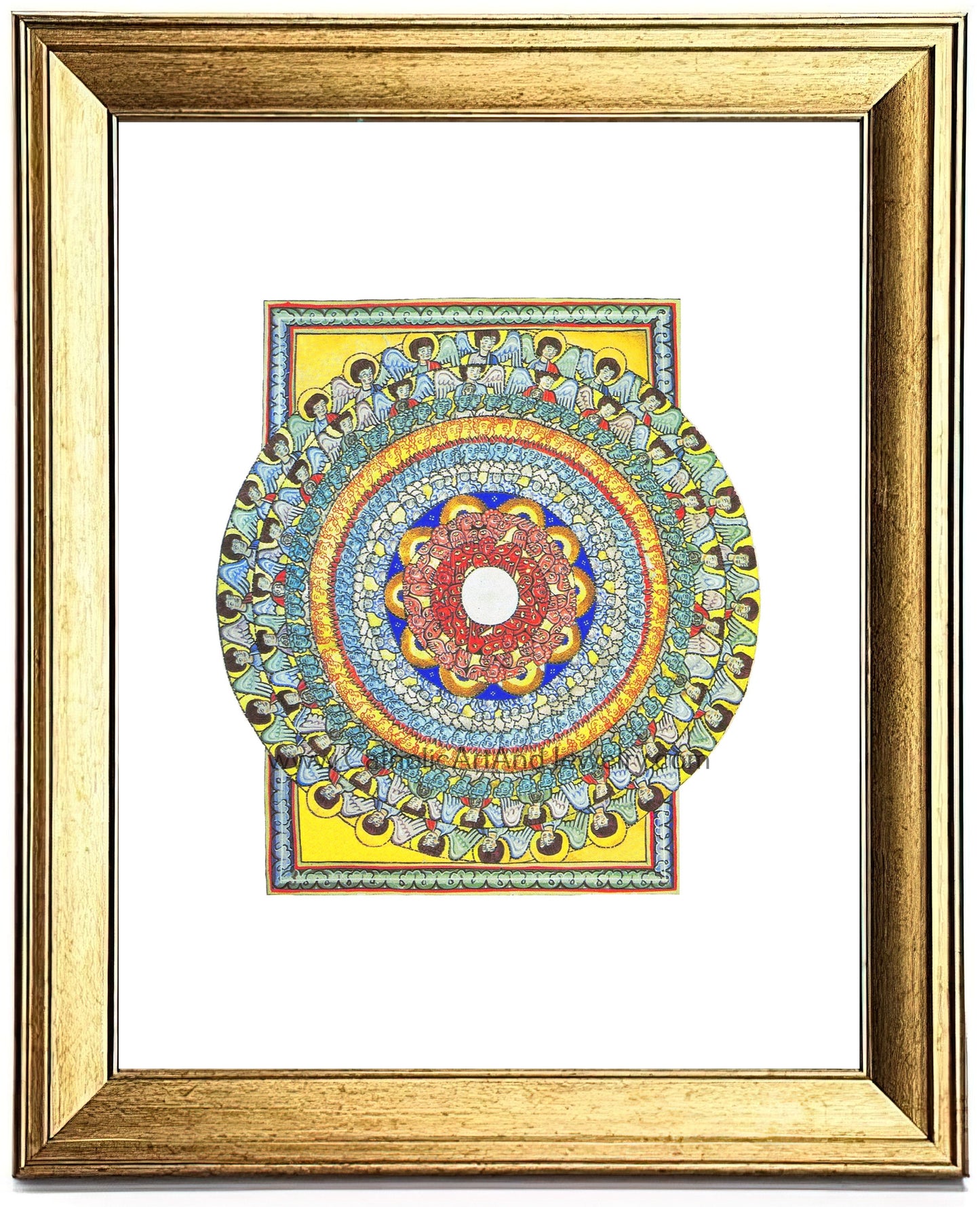 Hildegard of Bingen's Art: All Beings Celebrate Creation – 3 Sizes – circa 1150 A.D. – Medieval Catholic Art Print – Archival Quality