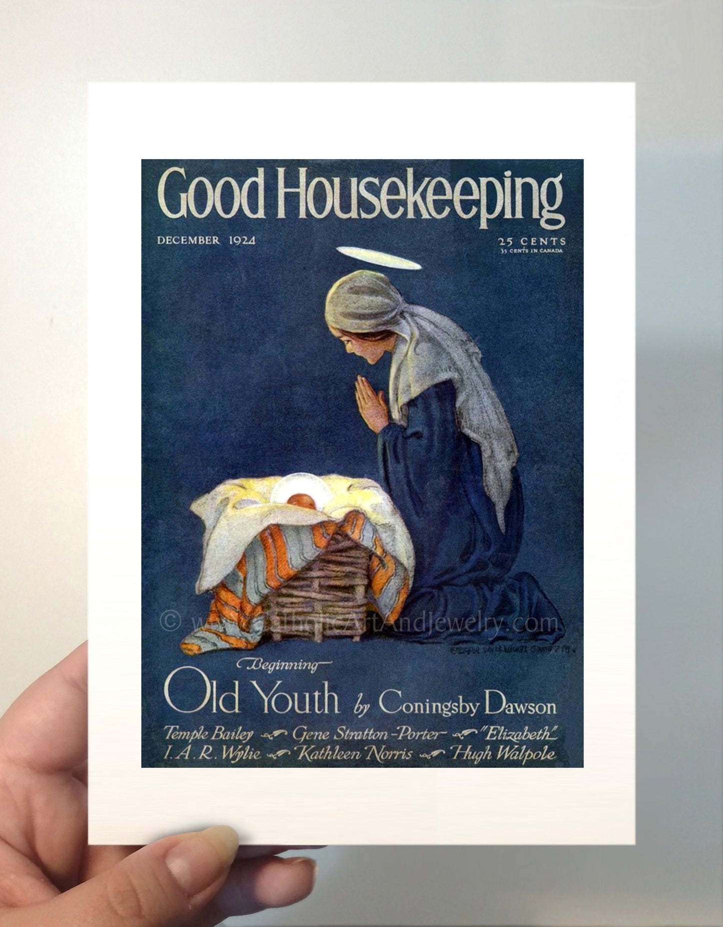 Madonna and Child – Jessie Willcox Smith – Good Housekeeping, December 1924 – Catholic Art Print – Archival Quality