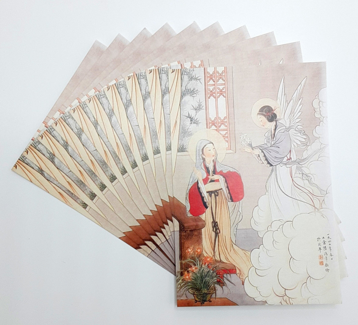 Chinese Annunciation Postcards – pack of 3, 10, or 100