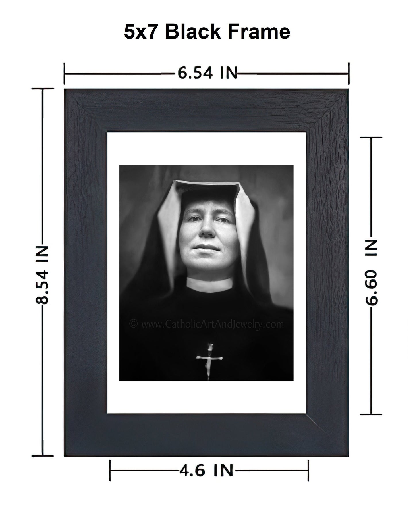 St. Faustina – Exclusive Photo – 3 sizes – Catholic Art Print – Archival Quality – Catholic Gift – Polish Saint – Divine Mercy – Devotion
