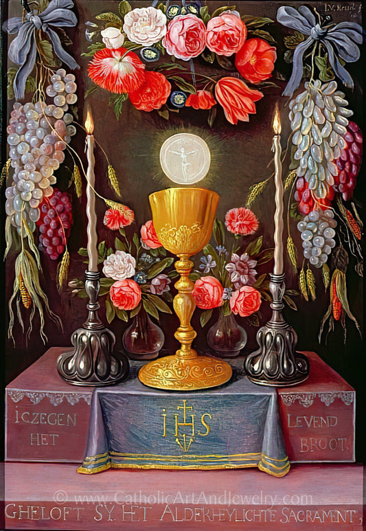 The Eucharist – Jan van Kessel – Catholic Art Print – Archival Quality