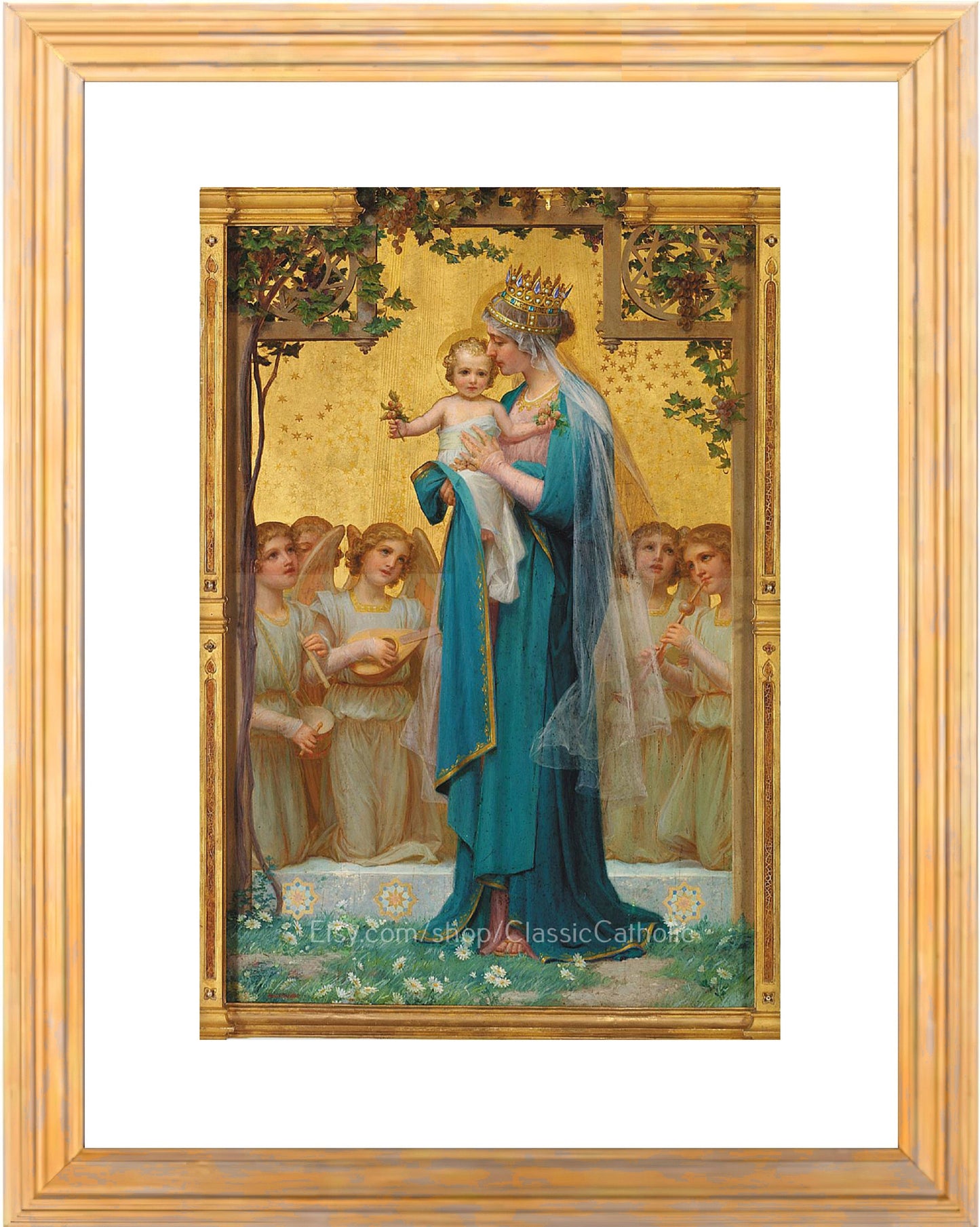 Madonna and Child Print by Enrique M. Vidal