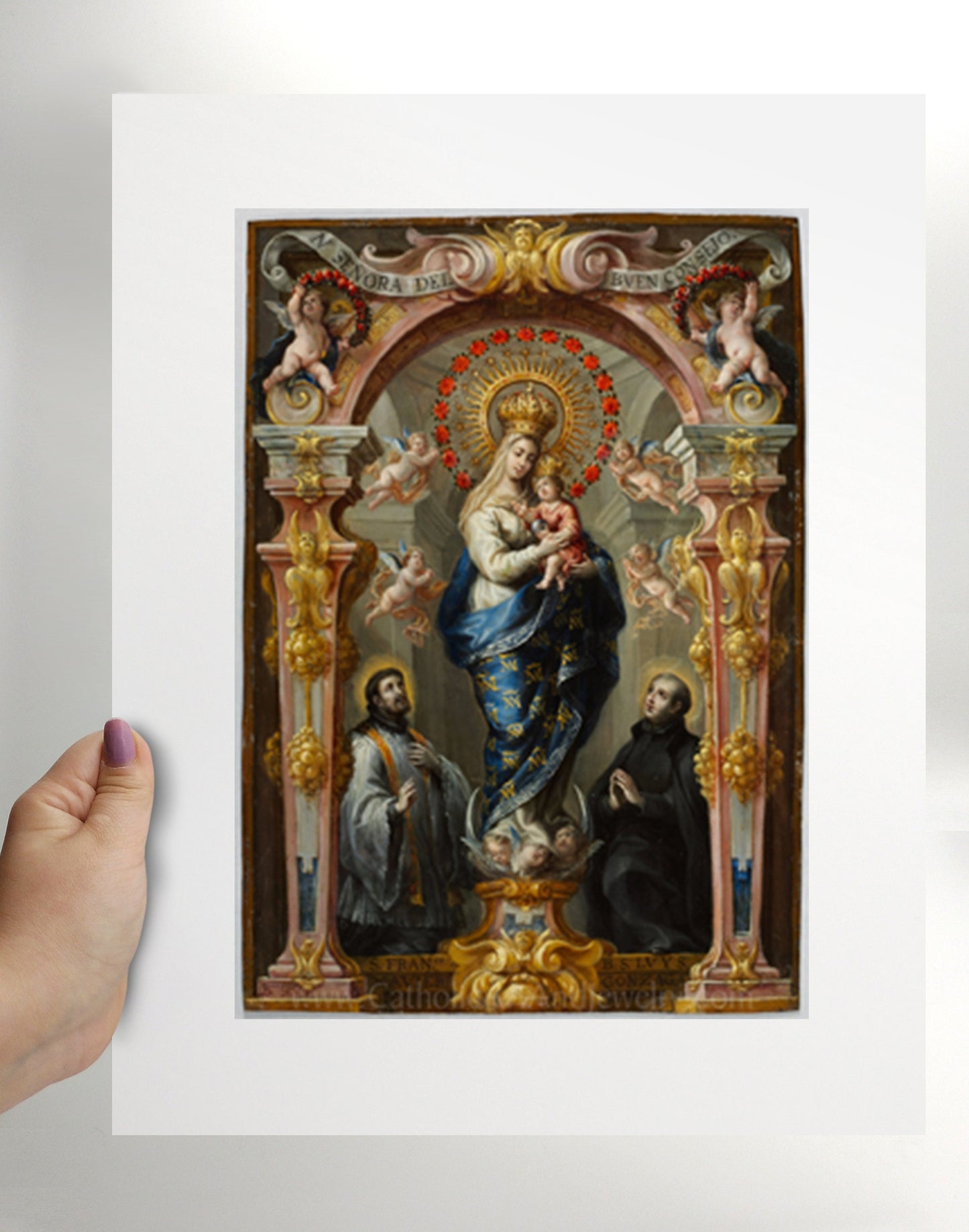 Our Lady of Good Counsel – Bartolome Perez – Catholic Art Print – Archival Quality – Catholic Gift