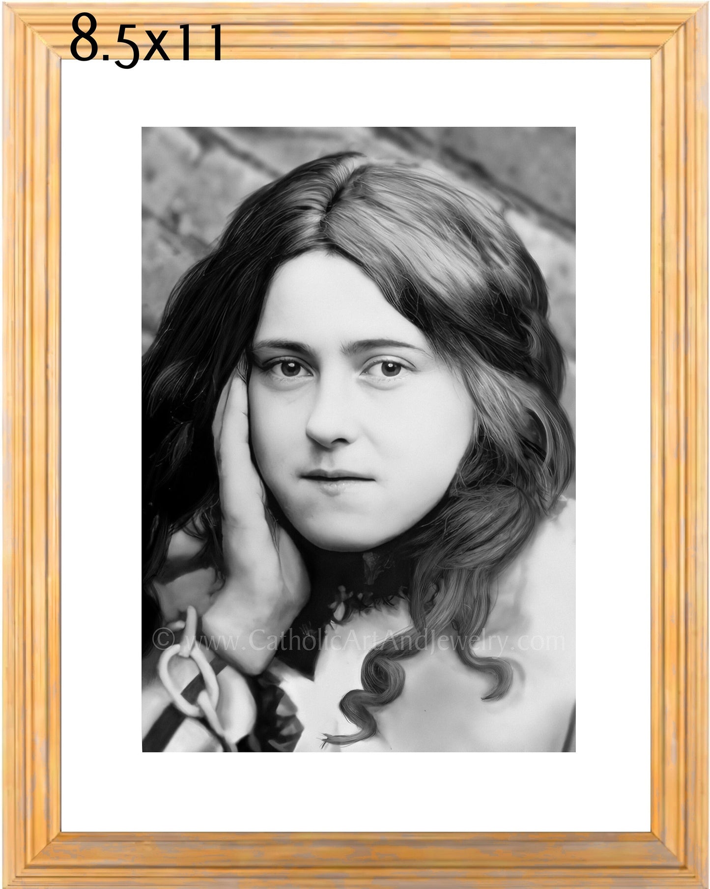 St Therese as Joan of Arc – Exclusive Photo Restoration!