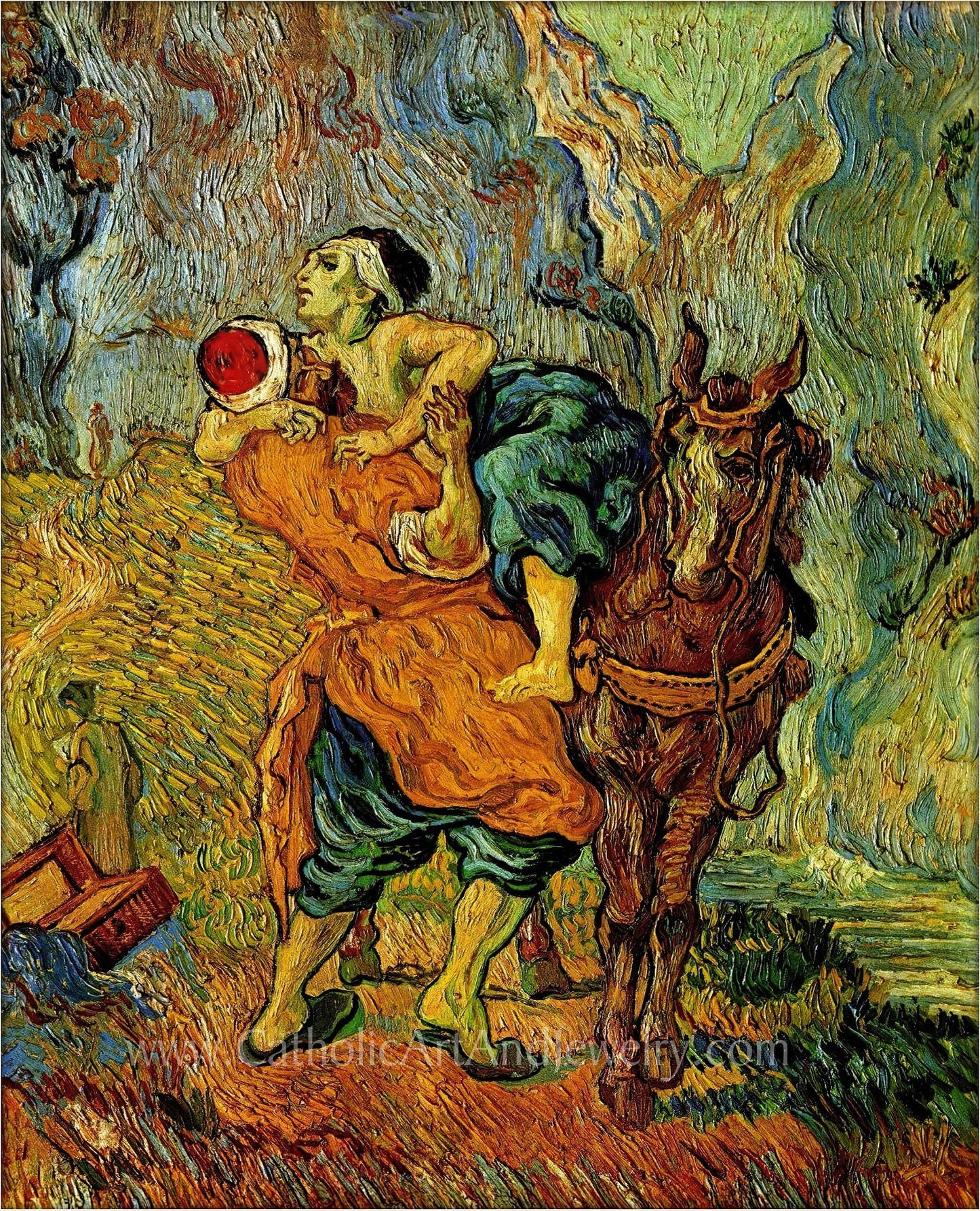 The Good Samaritan (After Delacroix) – Vincent van Gogh