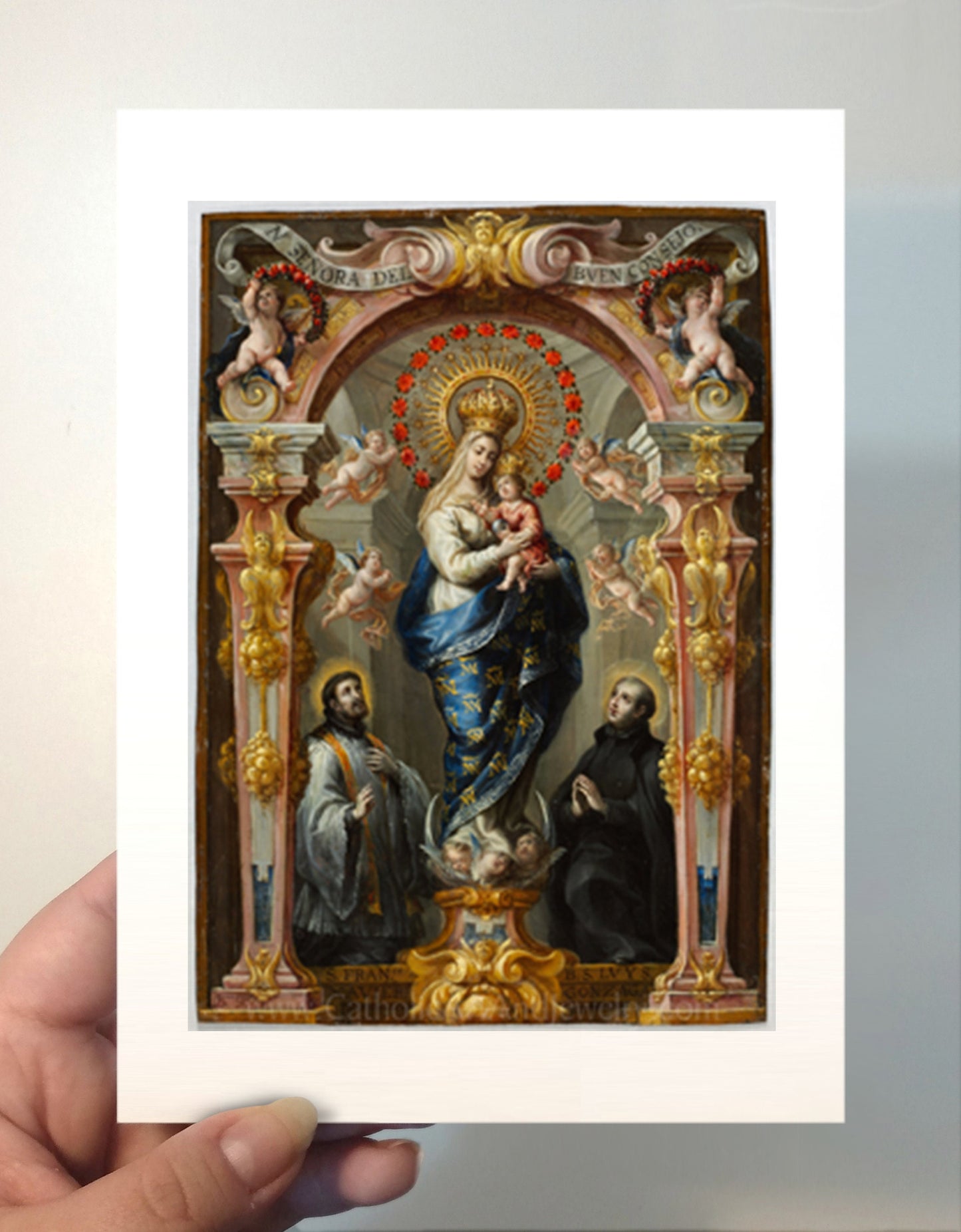 Our Lady of Good Counsel – Bartolome Perez – Catholic Art Print – Archival Quality – Catholic Gift