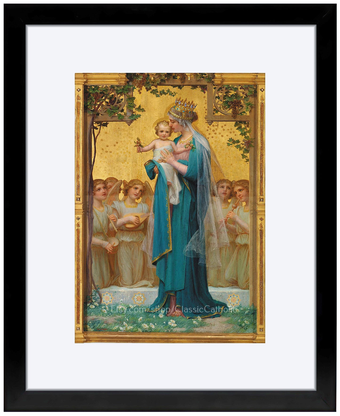 Madonna and Child Print by Enrique M. Vidal