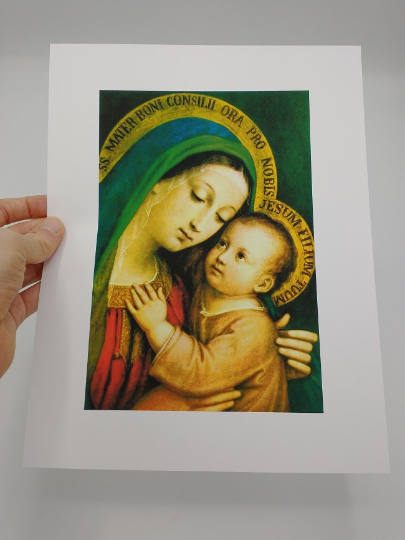 Our Lady of Good Counsel Print - 8.5x11"