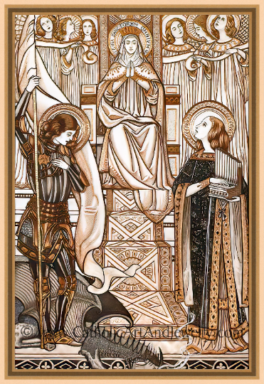Queen of all Saints–8.5x11" Print