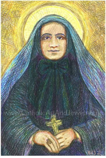 Saint Frances Xavier Cabrini Catholic Art Print