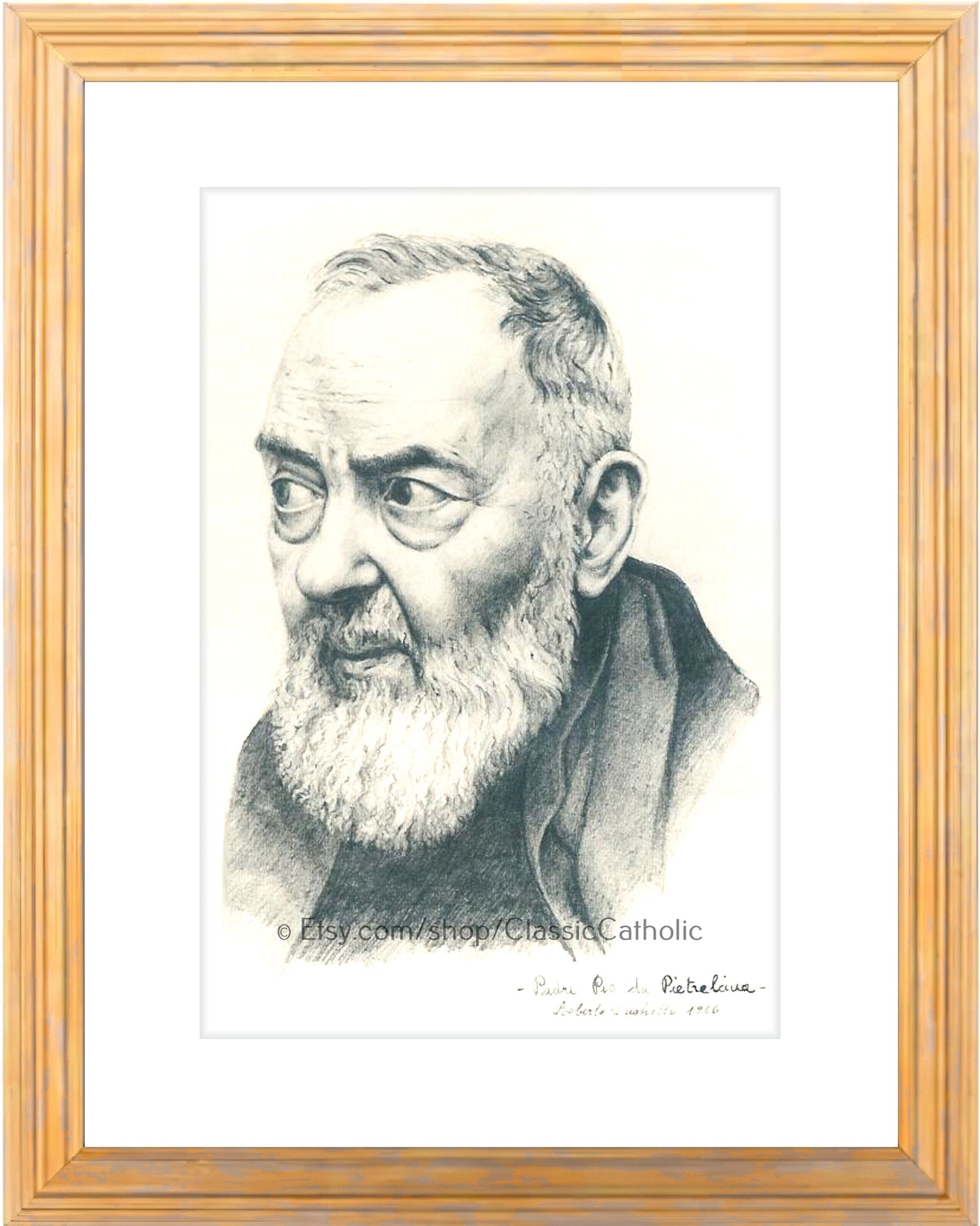 St. Padre Pio de Pietrelcina – Catholic Art Print – Archival Quality