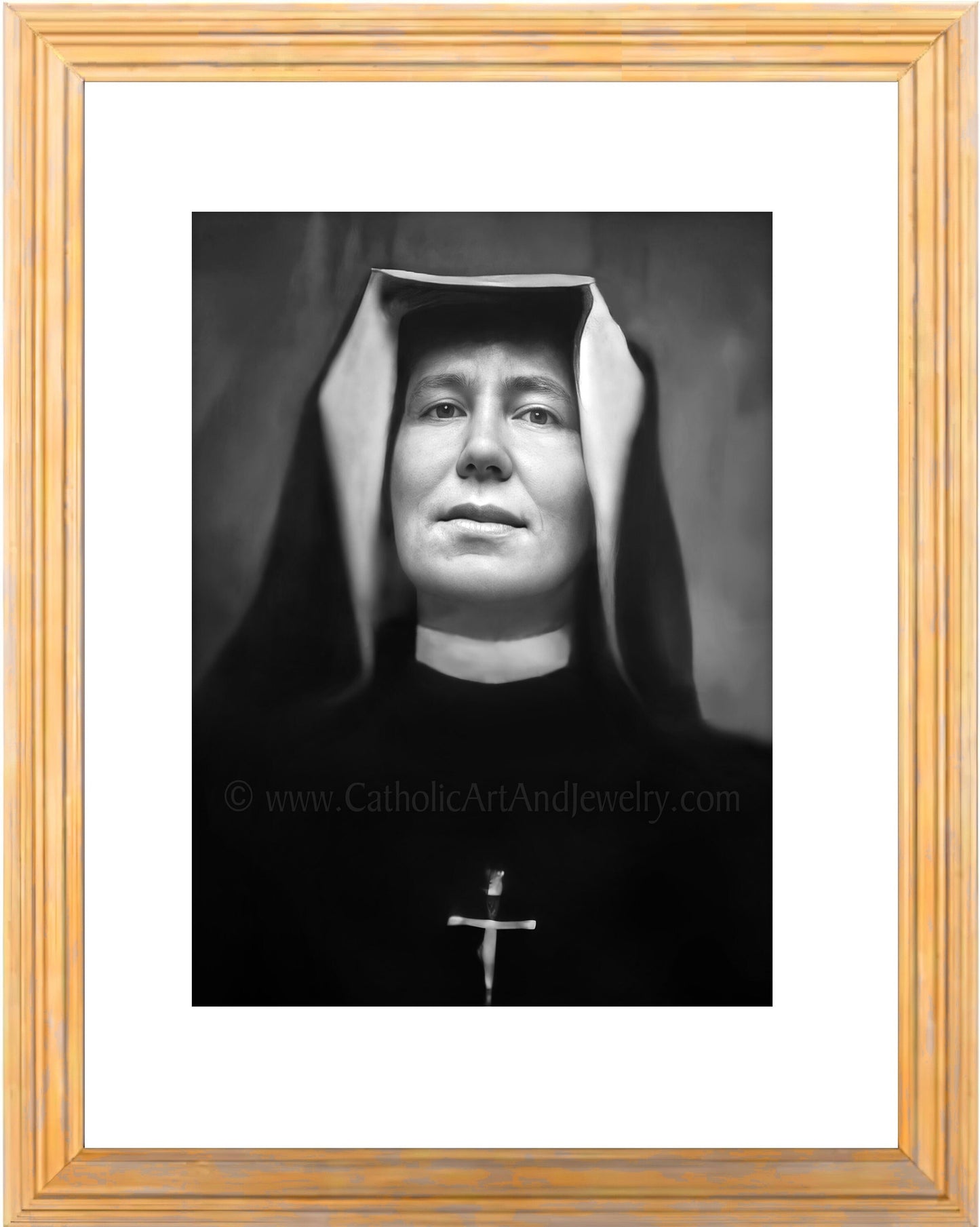 St. Faustina – Exclusive Photo – 3 sizes – Catholic Art Print – Archival Quality – Catholic Gift – Polish Saint – Divine Mercy – Devotion