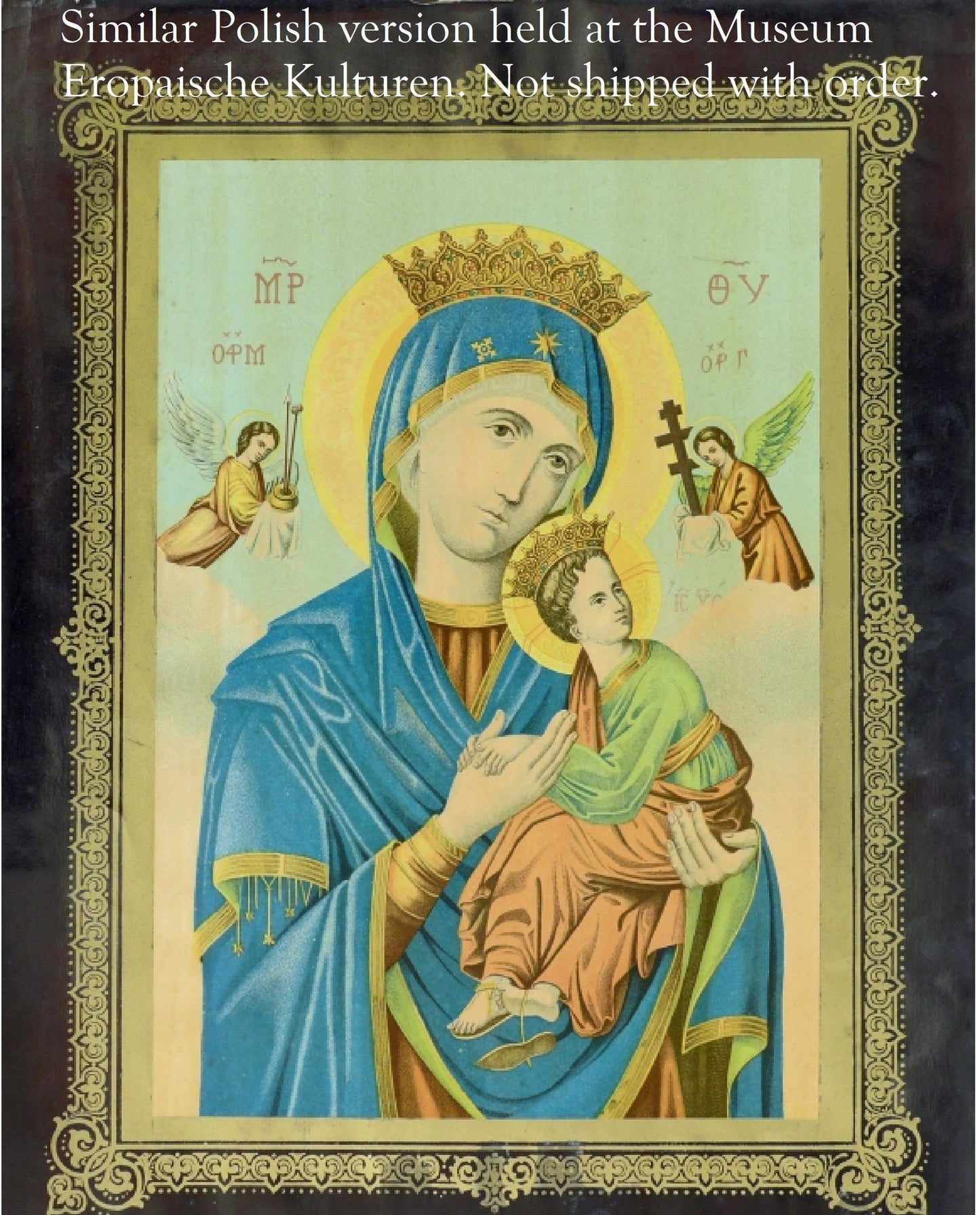 Our Lady of Perpetual Help – 3 sizes – based 19th Century Icon–Catholic Art Print–Catholic Gift