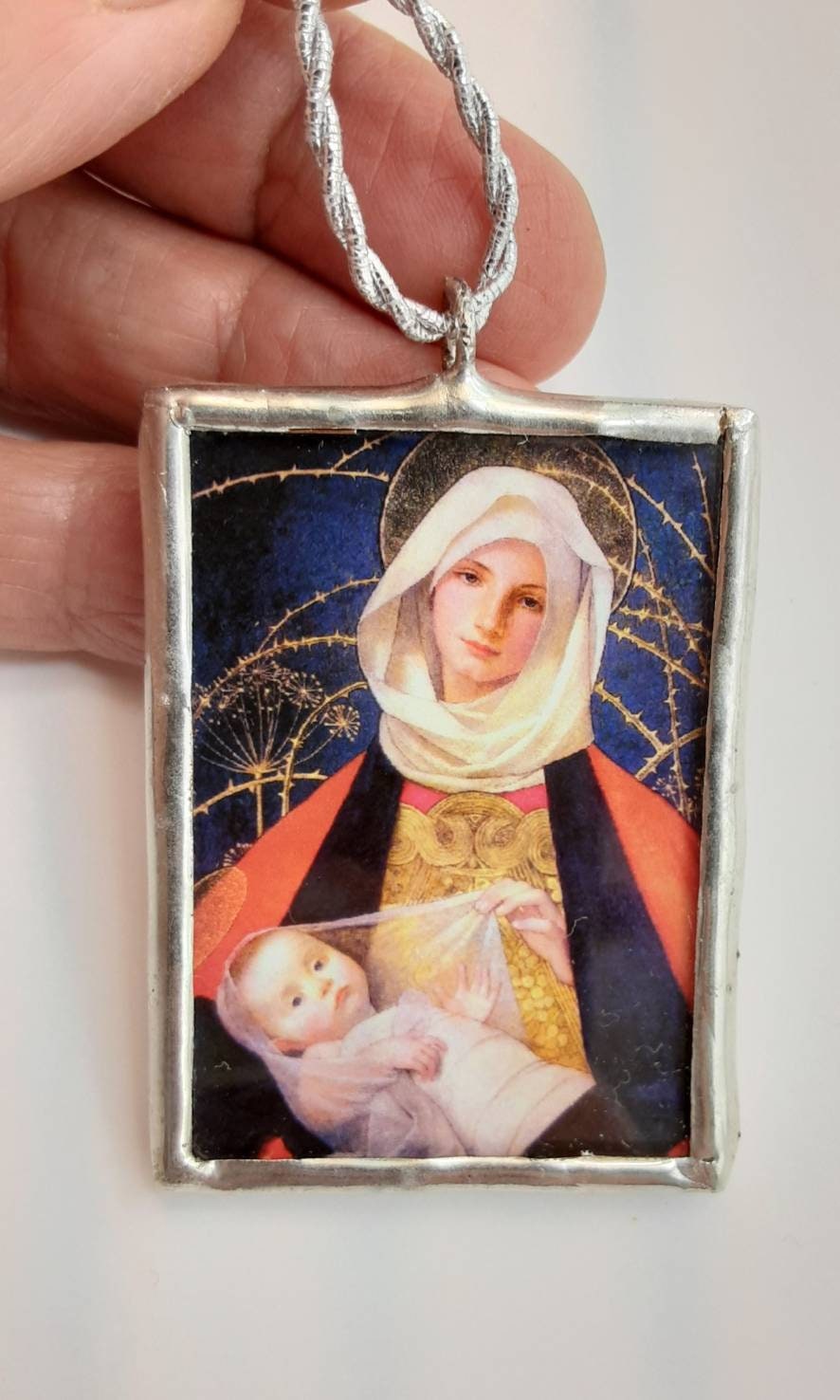 Madonna and Child – by Marianne Stokes – Ornament