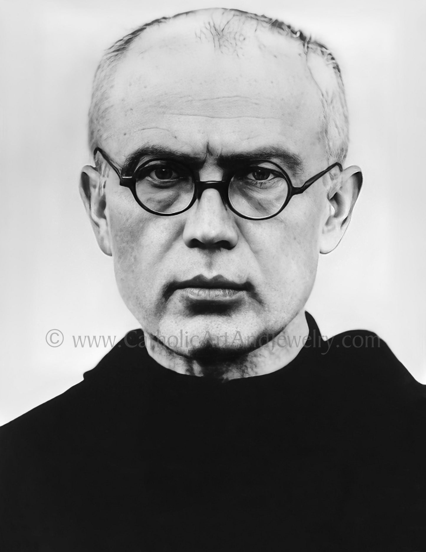 St. Maximilian Kolbe – Exclusive Restored Photo – Catholic Art Print – Archival Quality – Catholic Gift